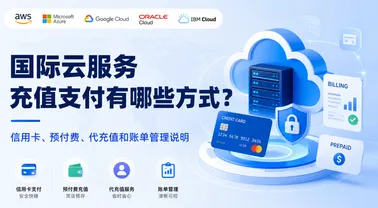 国际云服务充值支付有哪些方式?信用卡、预付费、代充值和账单管理说明
