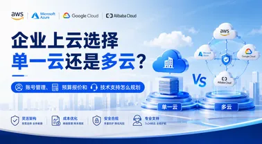 企业上云选择单一云还是多云?账号管理、预算报价和技术支持怎么规划