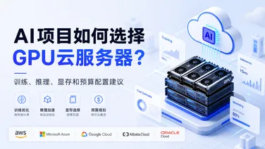 AI项目如何选择GPU云服务器？训练、推理、显存和预算配置建议