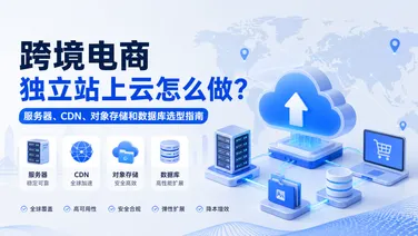跨境电商独立站上云怎么做？服务器、CDN、对象存储和数据库选型指南
