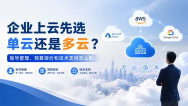 企业上云先选单云还是多云?账号管理、预算报价和技术支持怎么配